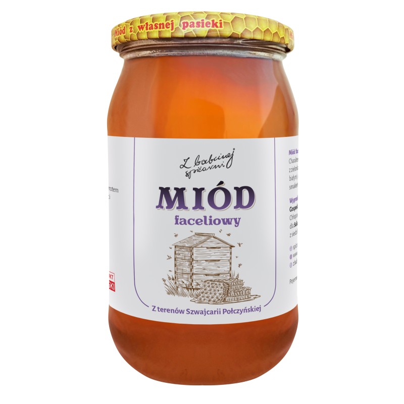 Miód faceliowy 1000g Miód faceliowy 1000g