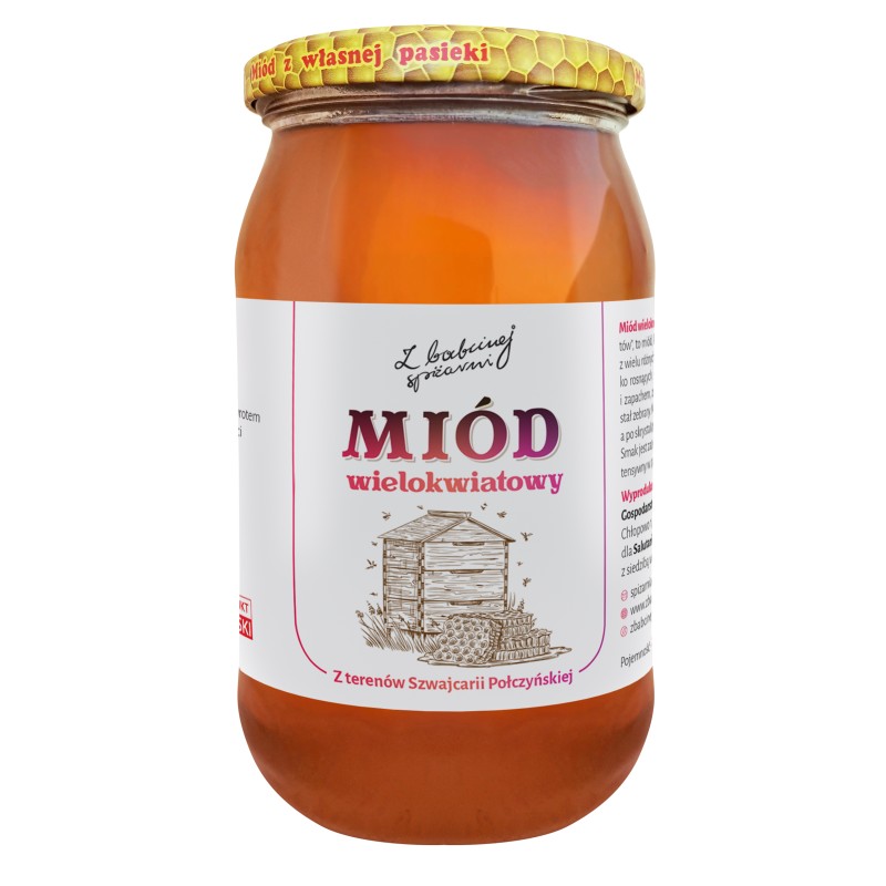 Miód wielokwiatowy 1000g Miód wielokwiatowy 1000g